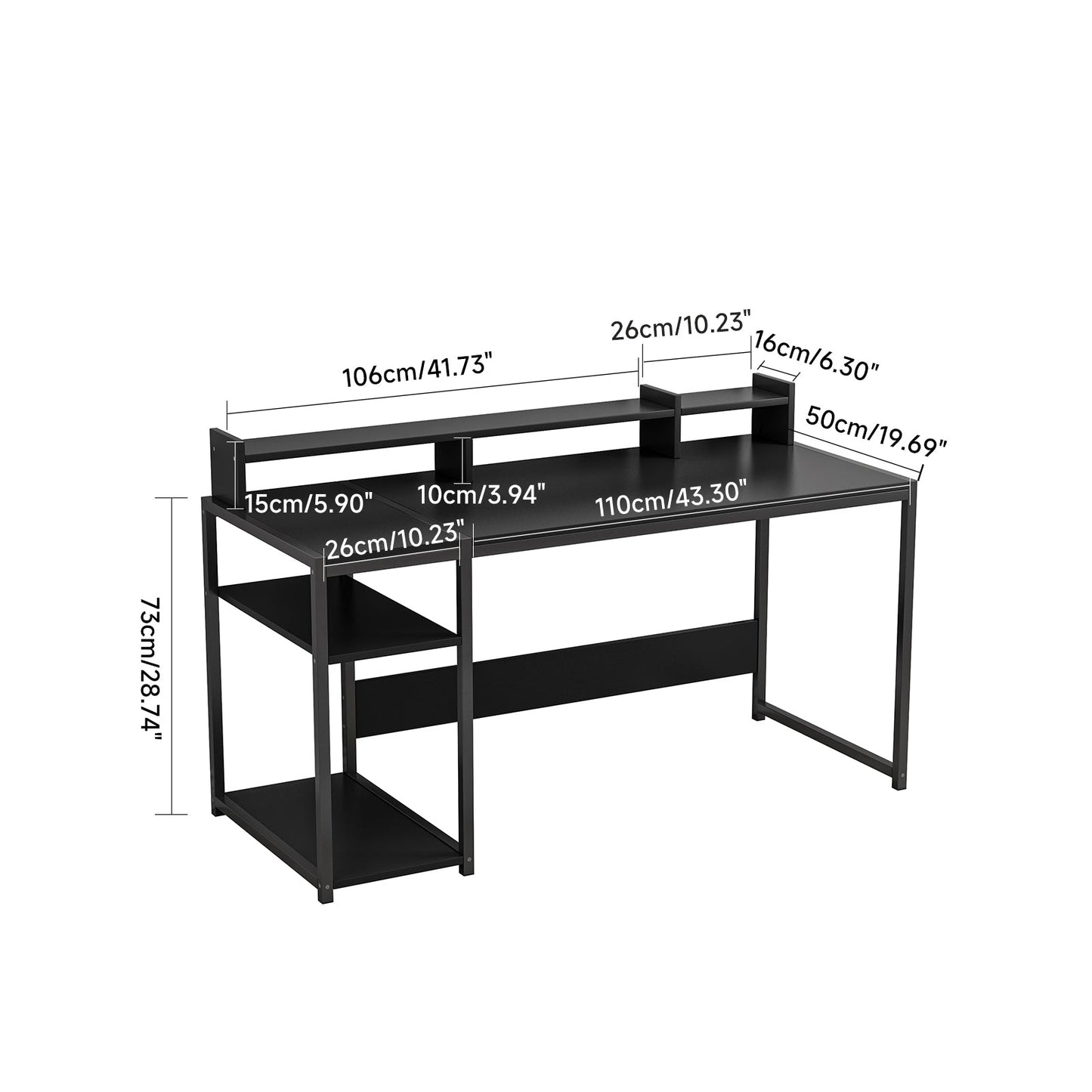 Office Desk-black