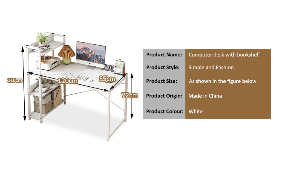 Modern Home Desk-black